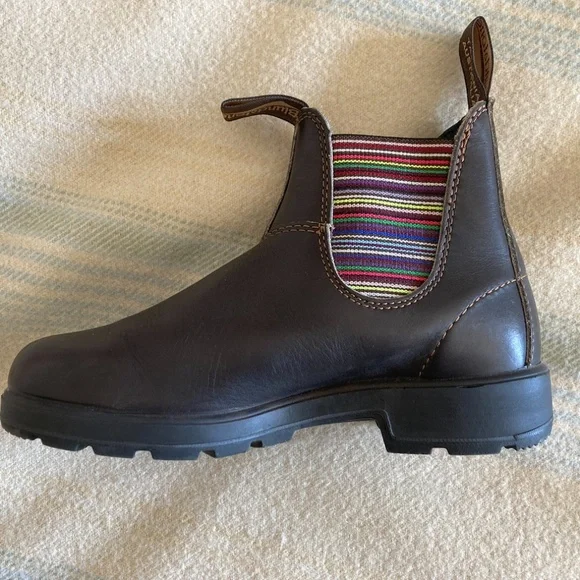 Blundstone Chelsea #1409 Stout Brown/Stripes size 7.5 Womens - Picture 4 of 11